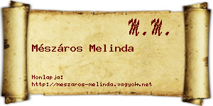 Mészáros Melinda névjegykártya